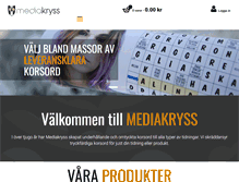 Tablet Screenshot of mediakryss.se